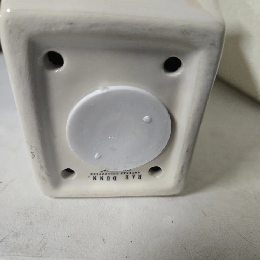 Perch White Ceramic Birdhouse